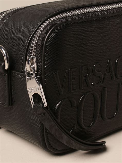 Versace Jeans Couture Borse Logo Leather Shoulder Bag on 